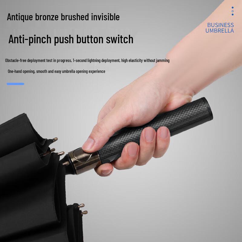 Nanqiao Full Carbon Fiber Straight Umbrella for Golf & Business
