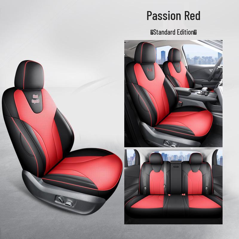 New Model Full Leather Car Seat Cushion for Hongqi EQM5 - Universal Fit, All-Season Use, Five-Seater