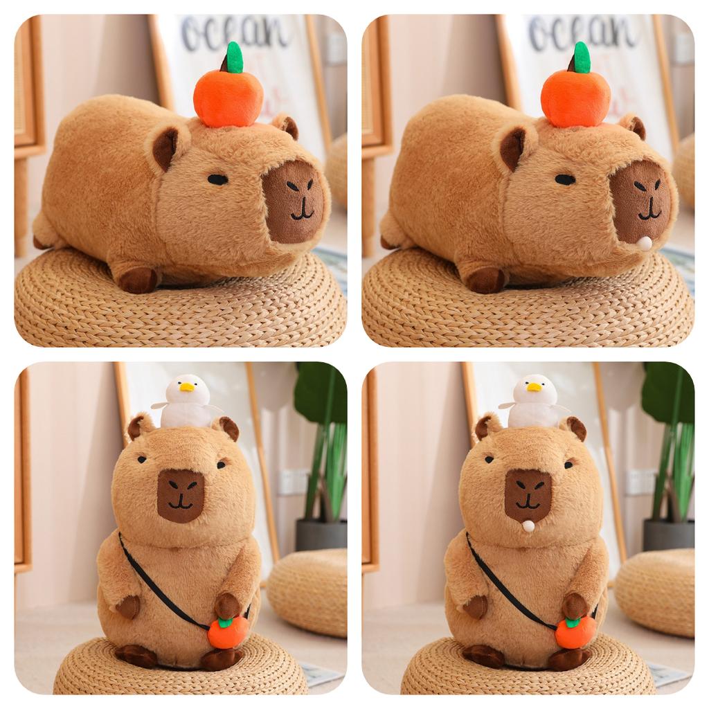 Capybara Plush Pillow Squishy Bubble Cushion Decoration Girl Kids Birthday Gift