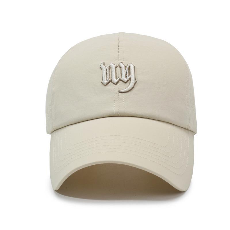 Quick-Drying Embroidered Letter Cap Women's Spring Autumn Sunshade Baseball Cap Men's Outdoor Cap