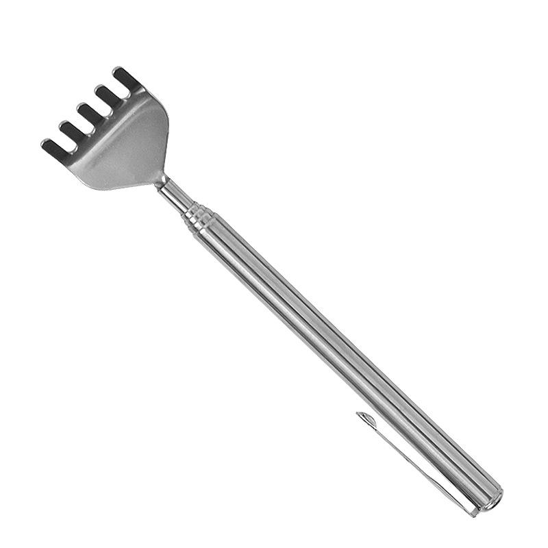 Pen Style Stainless Steel Telescopic Scratching Device, Five Section Telescopic Scratching Tool, Multi-Purpose Scratching Tool.