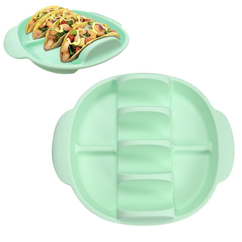 Reusable Silicone Taco Holder Portable Taco Display Stands Microwave Use Pancake Rack  Takeout