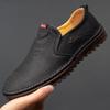 Zapatos informales De cuero para Hombre, Zapatos sin cordones De diseñador para Hombre, mocasines marrones a la moda, Zapatos De Hombre, Zapatos De Hombre
