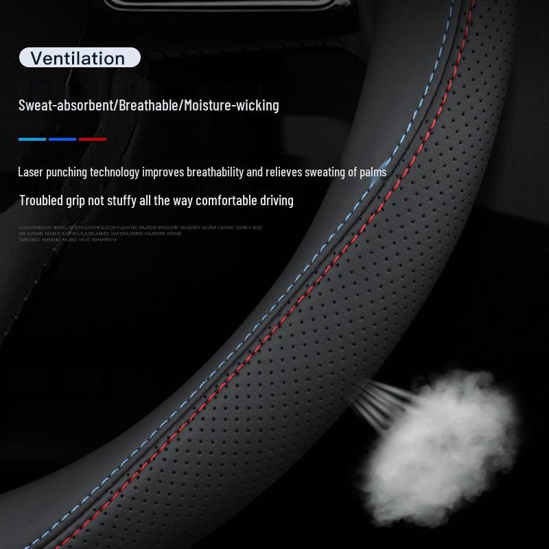 Steering Wheel Cover for Nissan 14th Gen Sylphy, Qashqai, Classic Teana, Bluebird, X-Trail, 2022 Kicks