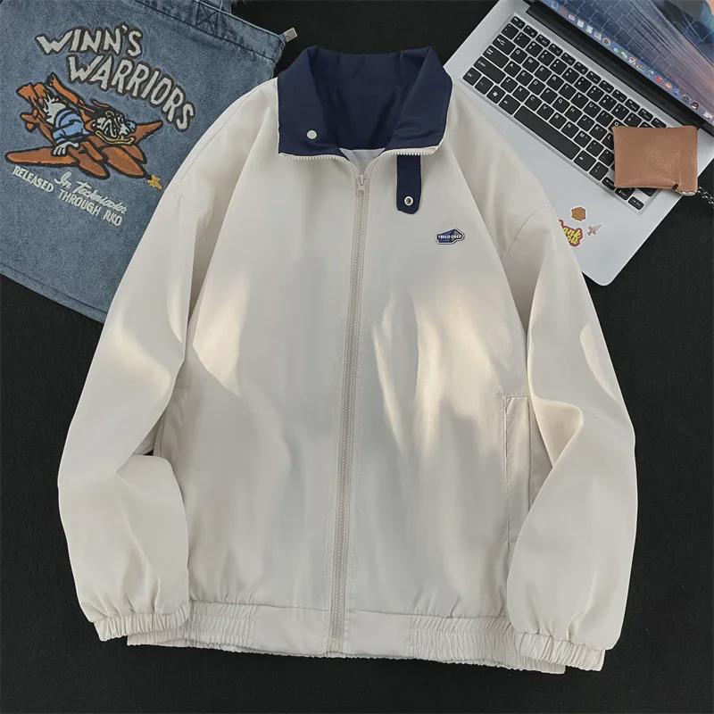 

Унисекс Абрикосовая винтажная рабочая куртка на весну/осень L