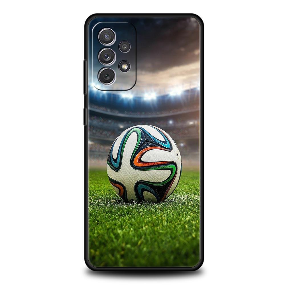 Football Phone Case for Samsung A51 A71 A72 A21S A12 A11 A15 A25 A31 A41 A23 A33 A53 A73 A03S A05S A13 5G A35 A55 Cover