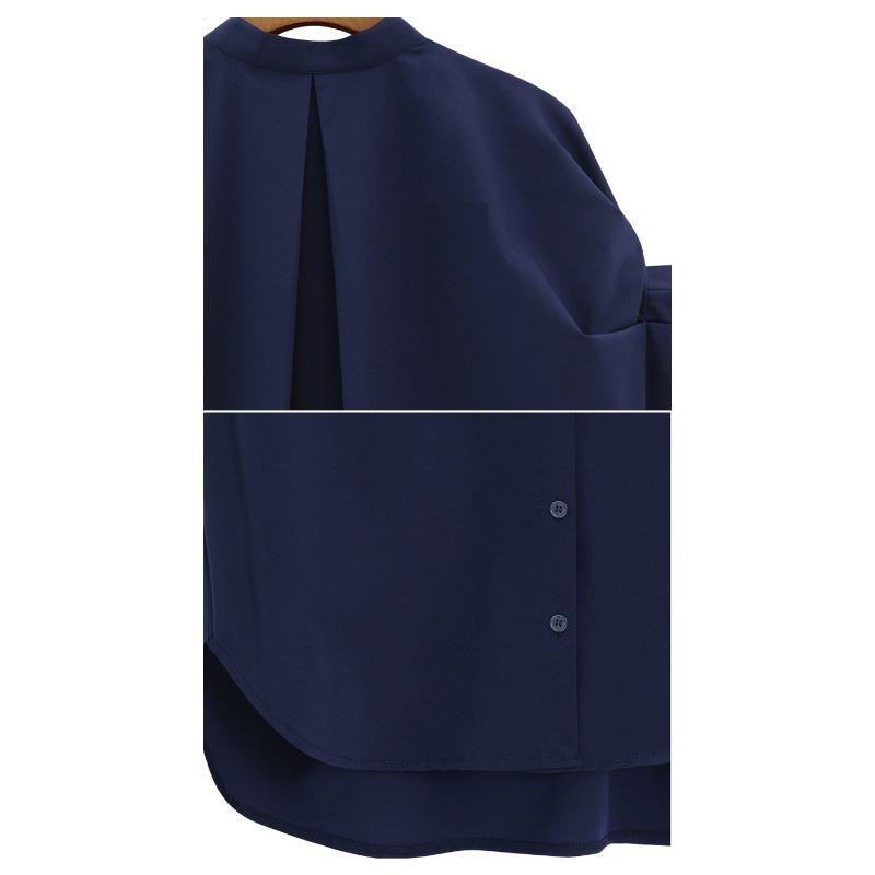 

Эта рубашка с коротким рукавом большого размера отличается высоким качеством, освежающим видом и модным дизайном, который визуально стройнит. 5XL темно-синий