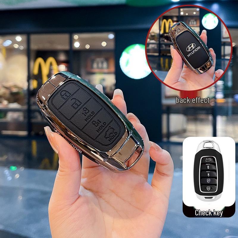 Kompatible Schlüsselhüllen für Hyundai: Festa, Elantra ix35, Tumi, ix25, Encino Modelle.