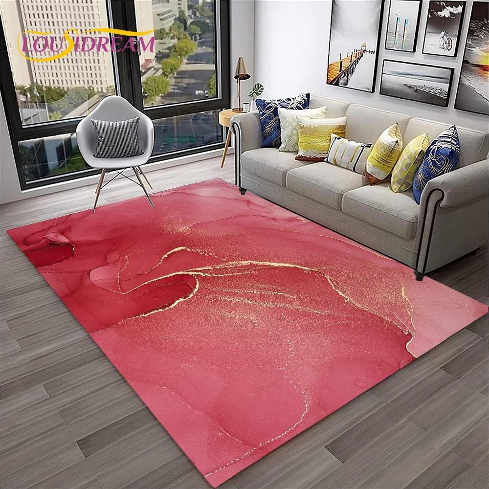 3D Illusion Fluid Colour Irregular Marble HD Carpet Rug for Home Living Room Sofa Doormat Decor,kids Area Rug Non-slip Floor Mat