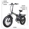 Bicicletă electrică Jinghama R8 800W 48V 30AH 20 inch 4.0 Anvelopă grăsime Munte Mtb pliabilă oraș pentru adulți Bicicletă electrică pliabilă Bicicletă electrică