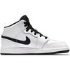 Jordan 1 Mid White Black Fuchsia Blast GS 555112-138