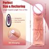Cheap Soft Cock Realistic Male Penis Training Sex Toy Penis Enlarger Extender for Men Remote Control Realistic Dildo Male Adults