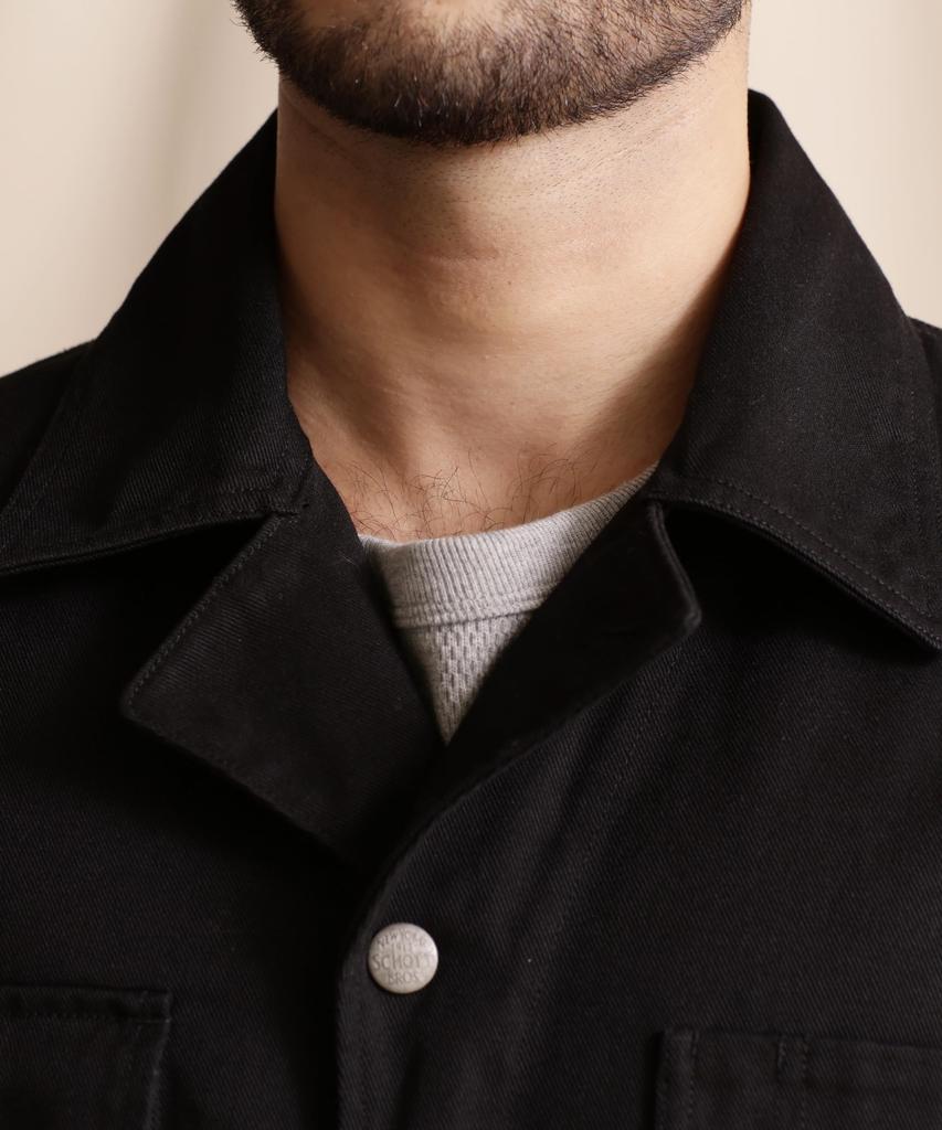 Schott TC Workwear Größe Overall, Herren, L, 010, Schwarz, 782-5910005