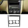 For VW Golf 4 Jetta Bora MK4 R32 GTI 1999-2004 Center Control CD AC Air Conditioner Radio Panel Frame Cover Trim Piano Black