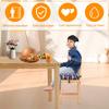 Non Slip Kids Booster Seat Child Dining Table Booster Seat with Adjustable Safety Belt & Fastening Strap Cartoon Booster Cushion