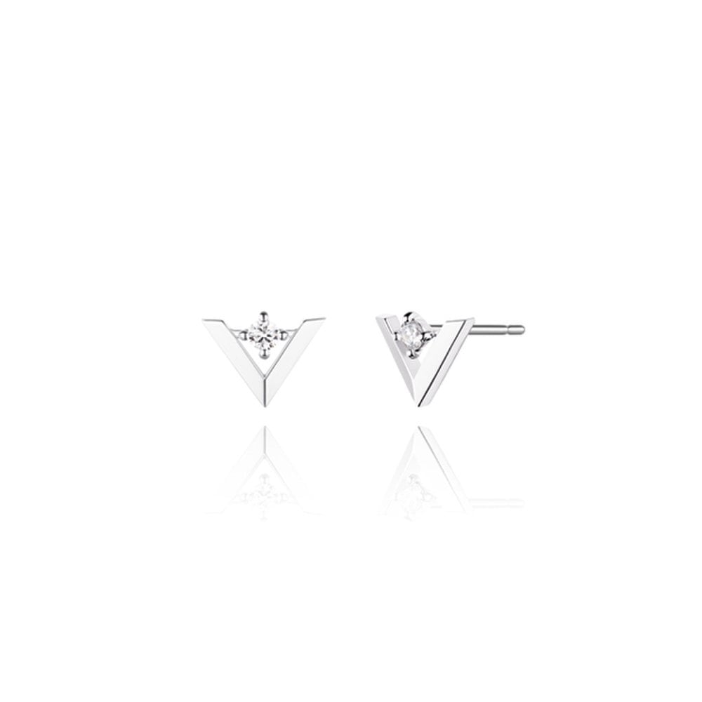 STONEHENGE Edge Silver Earrings Sa24A56N