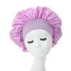 Women Sleeping Caps Bathroom Satin Solid Color Stretch Bonnets For Sleeping Women Styling Accessories