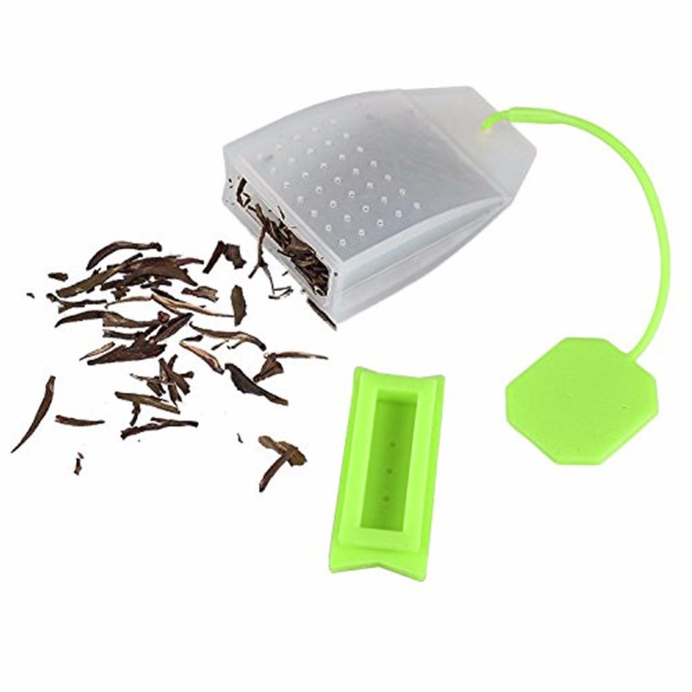 1Pcs Food-grade Silicone Tea Bags Colorful Style Tea Strainers Herbal Tea Infusers Filters Scented Tea Tools Accessories