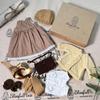 BlissfulPixie Handmade Waldorf Doll Clothes 30cm Clothing Set with Nice Box Girls Christmas Birthday Gift Dotty Clothing Accessories -