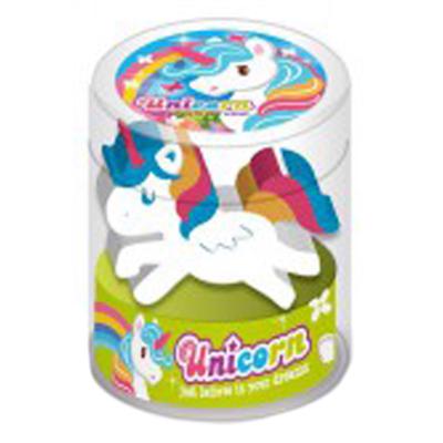 Les Trésors De Lily [Q3032] - Set Radiergummi und Spitzer 'My Unicorn' grün - 35x21x13 mm