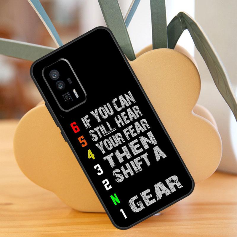 Motorcycle Gear Case For POCO F6 Pro X6 X5 X3 F3 F5 M6 M5s Xiaomi 13T Pro 11T 12T 12 13 Lite 14 Ultra Cover