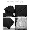 Kaseye Unisex Detachable Hood Mid-Length Down Jacket