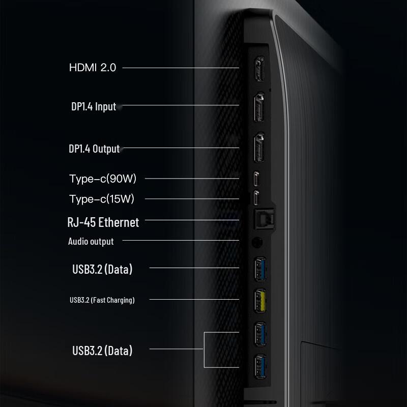 AOC U27U2P 27 colių 4K UHD IPS USB-C monitorius Kinijos kištukas (adapteris įtrauktas)