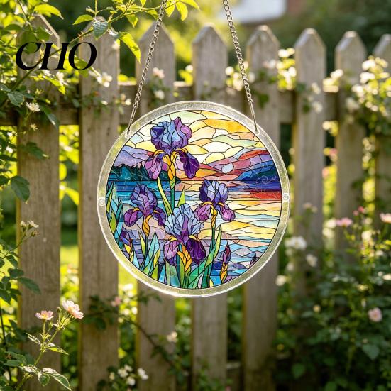 Solar Kollektor Puzzle Kunst Acryl Sonnenfänger Buntglas Effekt Fenster Hängeornament DIY Bunter Lichtreflektor Sonnenfänger Set für
