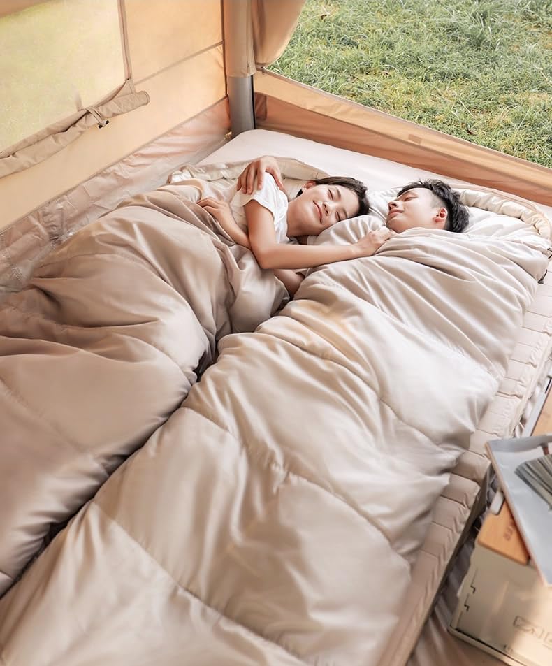 AROUSE Schlafsack, Kuverttyp, Leichtgewicht, Wärmespeicherung, Kältebeständig, Wasserdicht, Winddicht, Kompakt, Outdoor, Camping, Bergsteigen,