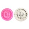 Rose Wreath with Leaves Fondant Mold DIY Silicone Molds for Wedding Valentine Party Baking Decoration