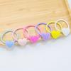 Cute Girls Elastic Hair Ties Heart Hairbands Ponytail Holder Headbands Kids Floral Hair Ties Scrunchies Women Hair Accessories