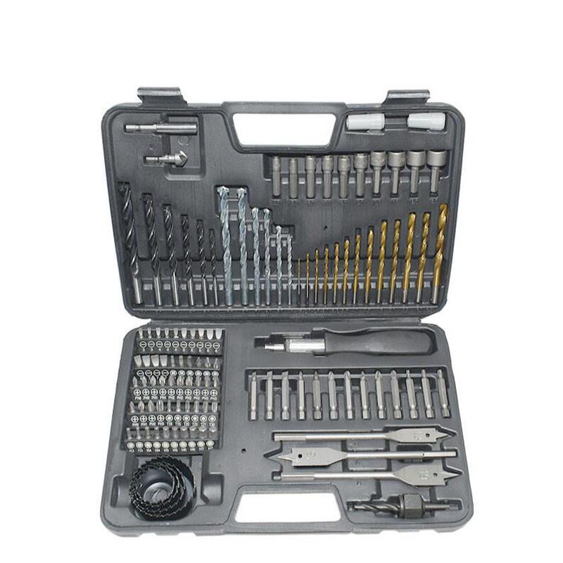 

Набор бит для отвертки Сверла по дереву Полный комбинированный набор с кейсом для переноски Для ремонта Деревообработка Металлообработка Каменная кладка Плотницкое дело Pack of 1