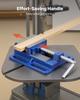 VEVOR Drill Press Vise, 4 Inch Jaw Width, Portable Bench Vise, Slotted Base for Easy Installation, Durable Cast Iron Construction, Workbench Vice