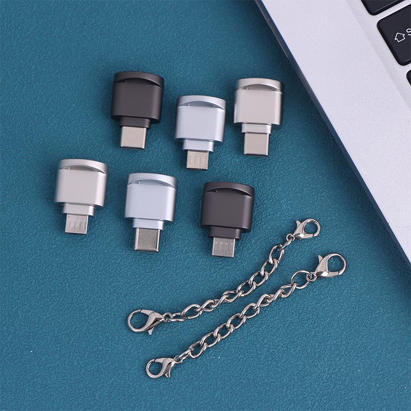 Type-C Tf Mobile Card Reader Zinc Alloy Usb 3.1 Type-C Laptop Multi Functional Otg Card Reader