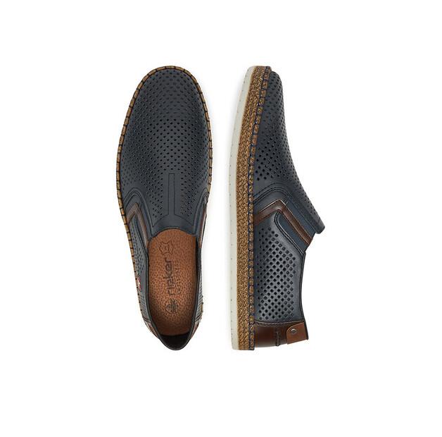 Полуботинки Rieker B5297-14 тёмно-синий