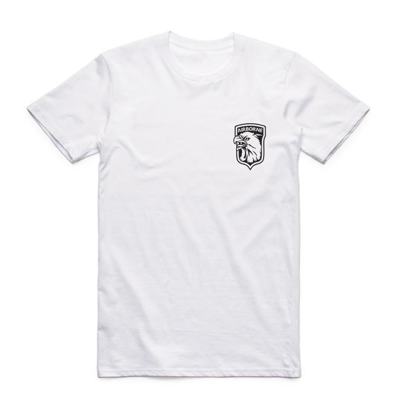 

2019Summer New Fashion Men Print Confederate US Army 101st Airborne T-shirt O-Neck Short Sleeves Homme Cool Top Tee Swag T shirt 4XL