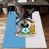 Coven-try Football Club Crest Printed Office Carpet Chair Cushion  Entryway Rug, Rugs for Living Room, Bedroom Christmas gifts