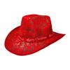 Christmas Cowboy Hat Fashion Casual Christmas Hat for Festivals Prop Cosplay