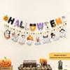 Halloween Hanging Decor: Flags, Flowers, and Ornaments for a Spooky Atmosphere