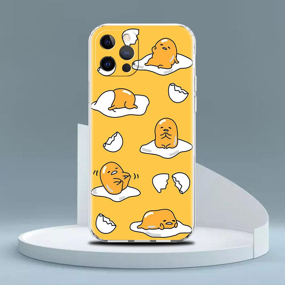 

Прозрачный чехол Gudetama для Apple iPhone 14 11 13 12 Pro 7 8 Plus XR X XS Max 6 6S 14Pro, силиконовый чехол для телефона iPhone 6 6S