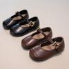 New Style Girls' Soft-soled Baby Single Shoes, Children's Retro Shoes