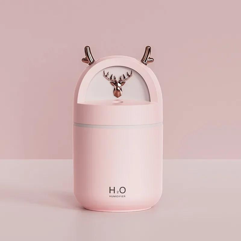 Mini Cute Pet Desktop Humidifier USB Small Car Air Freshener Bedroom Air Humidifier Portable Home Office Aromatherapy Device