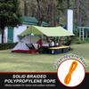 Uxcell 3/8" 90ft Polypropylenseil, Fest geflochtenes Nutzseil für Camping, Fahnenmasten, Schränke und den Außenbereich, Gelb