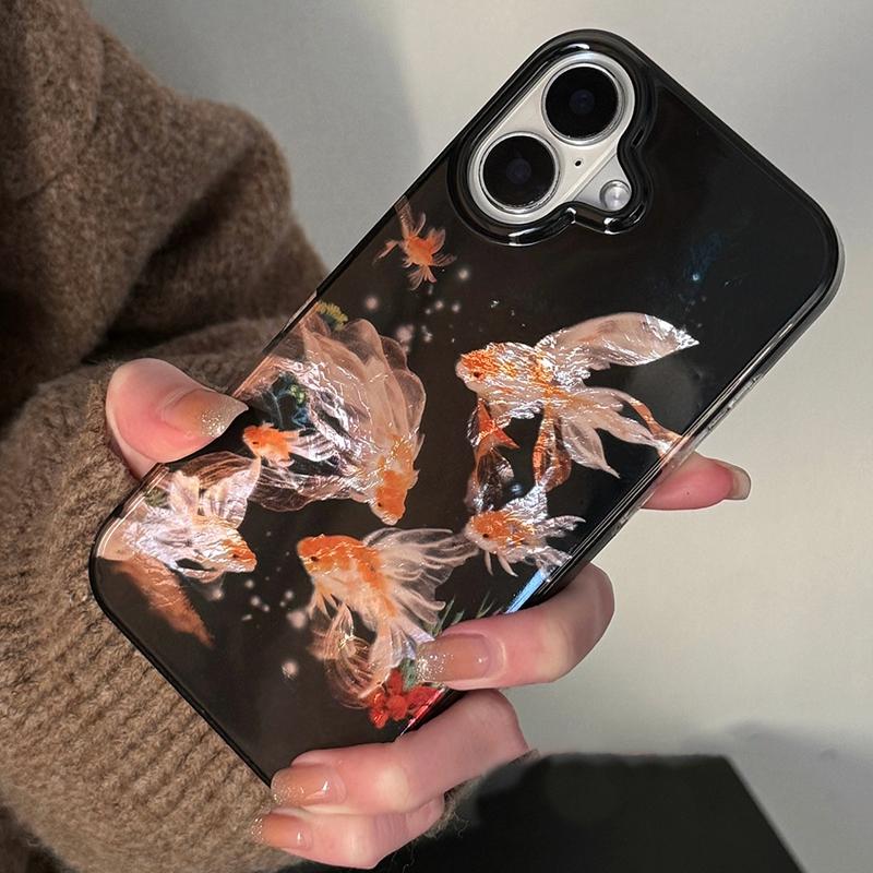 Luckly Koi Goldfish Fish Carp Girls Women Phone Case For Xiaomi 14T 13T Pro 14Tpro 11 Lite 5G NE Shockproof Bumper Fundas Cover