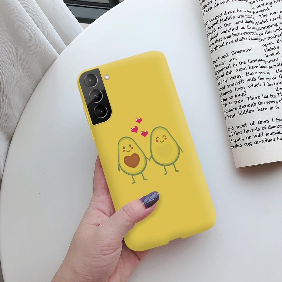 For Samsung Galaxy S21 Plus Ultra 5G Case Cute Painted Silicone Soft Protective Phone Cover for Samsung S 21 S21 plus ultra Case