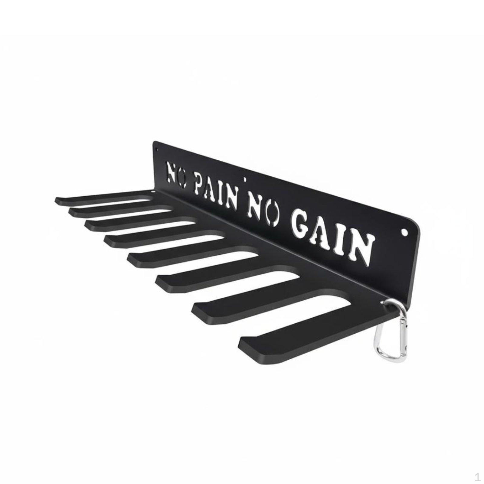 8Hook Storage Hanger Multipurpose Space Saving Wall Mount Gym Rack