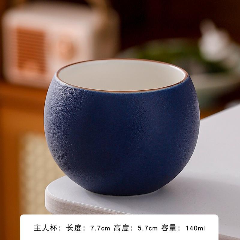 Black pottery five-color dragon egg cup Kung Fu tea set Master cup for drinking tea Personal cup Special tea tasting cup Creative gift giving