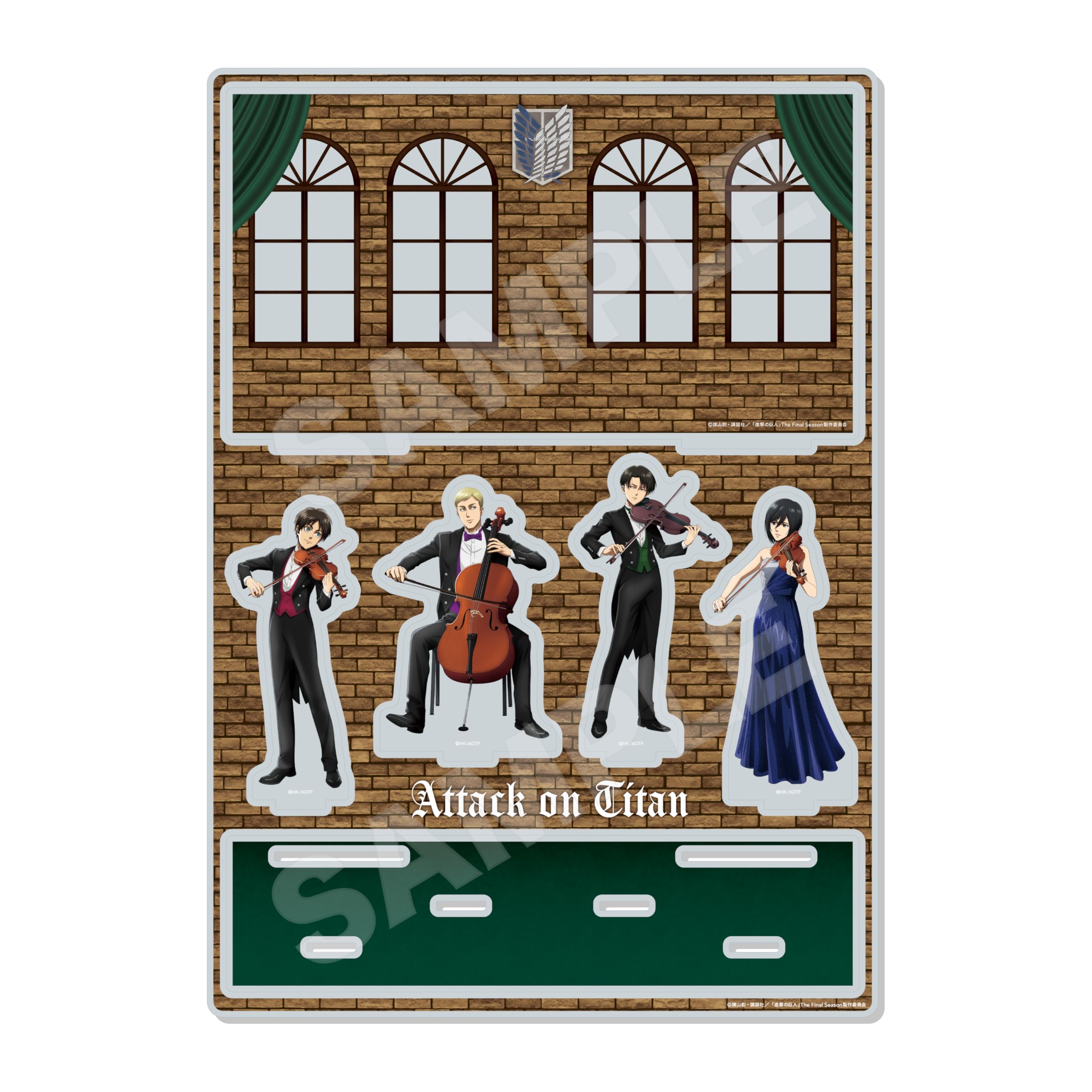 Attack on Titan 01 Assembly Diorama Acrylic Set