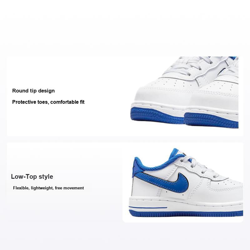 Nike Air Force 1 LV8 TD White Game Royal Baby Sneakers Black DO3808-100