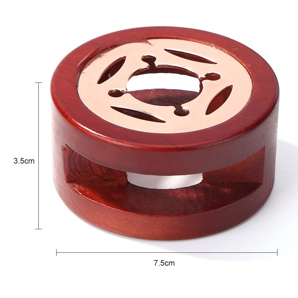 Retro Wax Seal Melting Furnace Solid Wood Oven Furnace Wax Pot Beads Sticks Heater Wax Warmer Decorative Craft for Candle Stamp